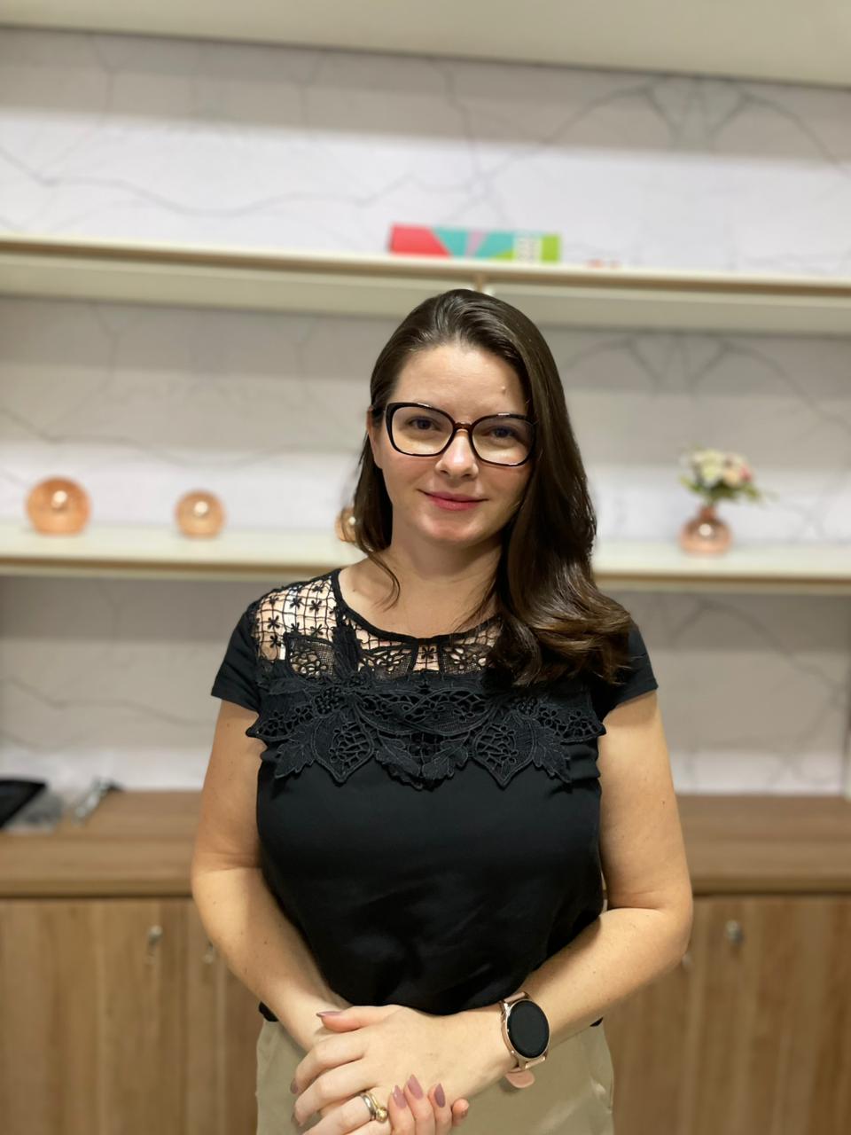 Jéssica Machado em seu consultório